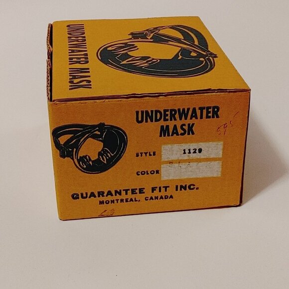 CARAVELLE Equalizer Mask Diving Underwater Mask Original Package 1960 SCUBA - Picture 10 of 15